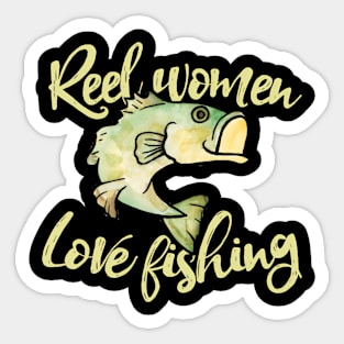 Reel Love Fishing Bass Fishing Angler Sticker